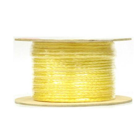 THE MIBRO GROUP 0.5 x 250 in. Braided Polypropylene Rope, Yellow 235084